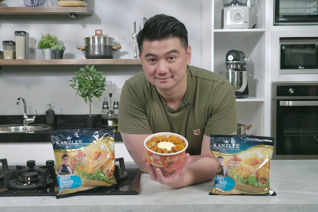 Chef Arnold Poernomo, Mangkokku, dan Kanzler berkolaborasi menghadirkan menu Endog Crispy Nugget with Tartar Sauce. Foto: dok. Kanzler