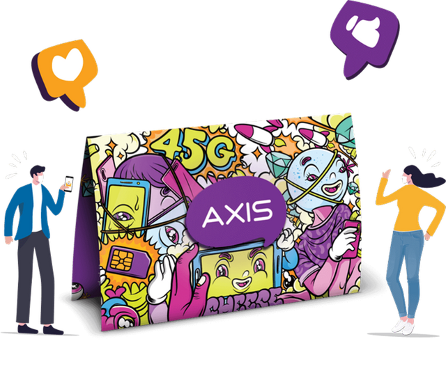 Ilustrasi cara daftar paket Internet AXIS dengan Pulsa. Foto: axis.co.id