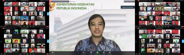 Wamenkes memberikan keynote speech dalam rangkaian kegiatan lokakarya TPT bagi organisasi profesi