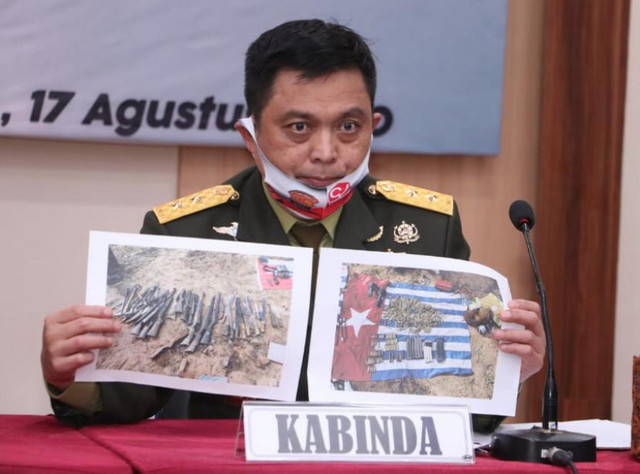 Kabinda Papua Brigjen TNI Abdul Haris Napoleon.Foto: Dok. Tim Satgas Gabungan TNI/POLR