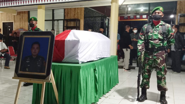 Jenazah Mayjen TNI Abdul Haris Napoleon. (Foto: istimewa)