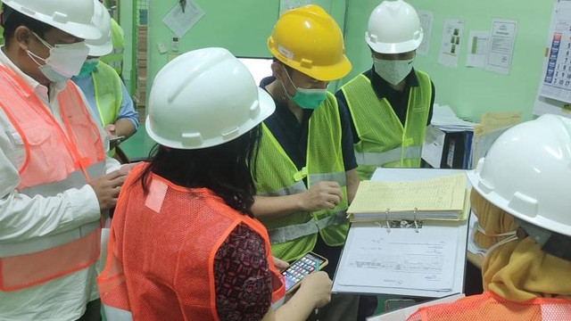 Ilustrasi audit sistem pengendalian di gudang penyimpanan (sumber : dok. pribadi)