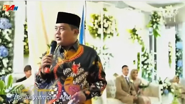 Tangkap layar video pidato Bupati Karanganyar, Juliyatmono. FOTO: Facebook