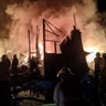 Kebakaran Lapak Pemulung Pasar Minggu