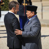 Prabowo Bertemu Macron di Paris