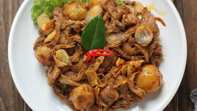 Rendang Kentang Jamur
