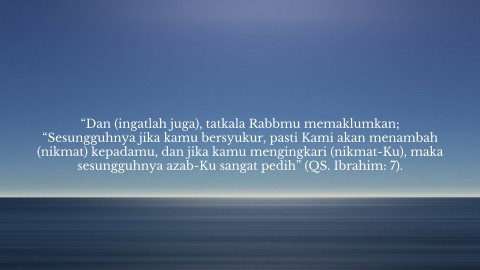 Janji Allah Pada Orang Yang Bersyukur Kumparan Com