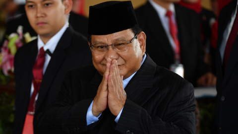 Kelakar Prabowo: Muka Gue, Muka Kudeta Kali Ya