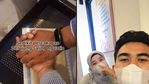 Mesra Lagi Pas Tunggu Hakim di Pengadilan, Kisah Pasutri Batal Cerai Ini Haru