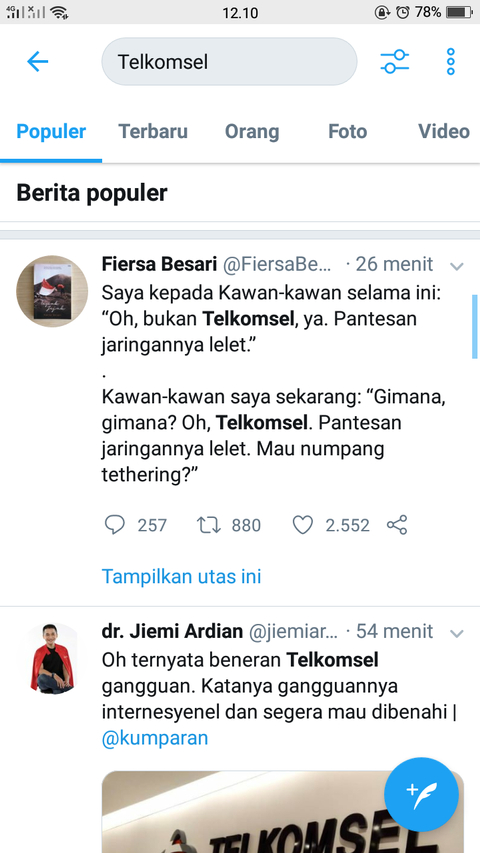 Telkomsel Down Netizen Panik Di Twitter Kumparan Com