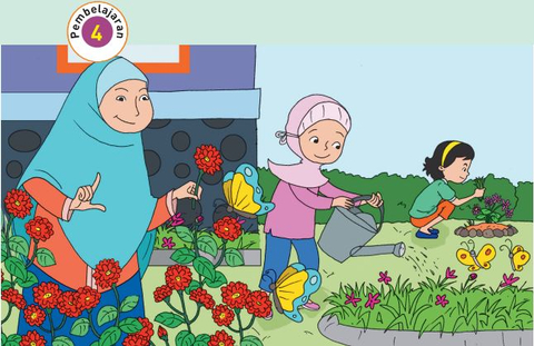 Kunci Jawaban Kelas 1 Tema 4 Pembelajaran 4 Subtema 2 Halaman 71 Dan 72 Kumparan Com