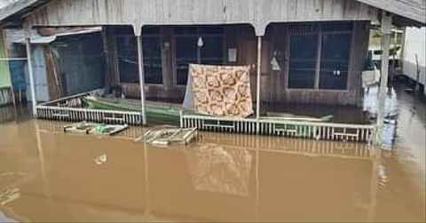 Banjir Mulai Melanda Sejumlah Kelurahan di Kota Palangka Raya