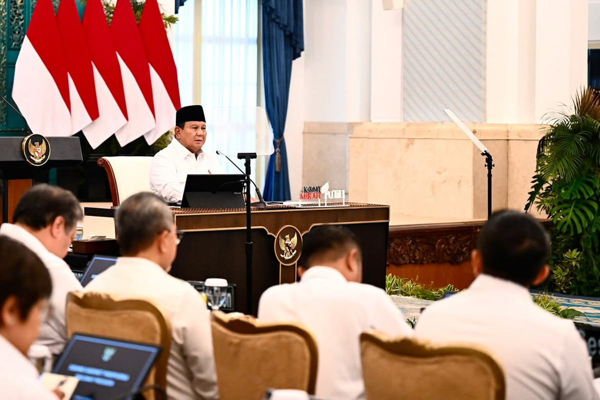 Prabowo laksanakan Sidang Kabinet Paripurna di Istana Hari Ini