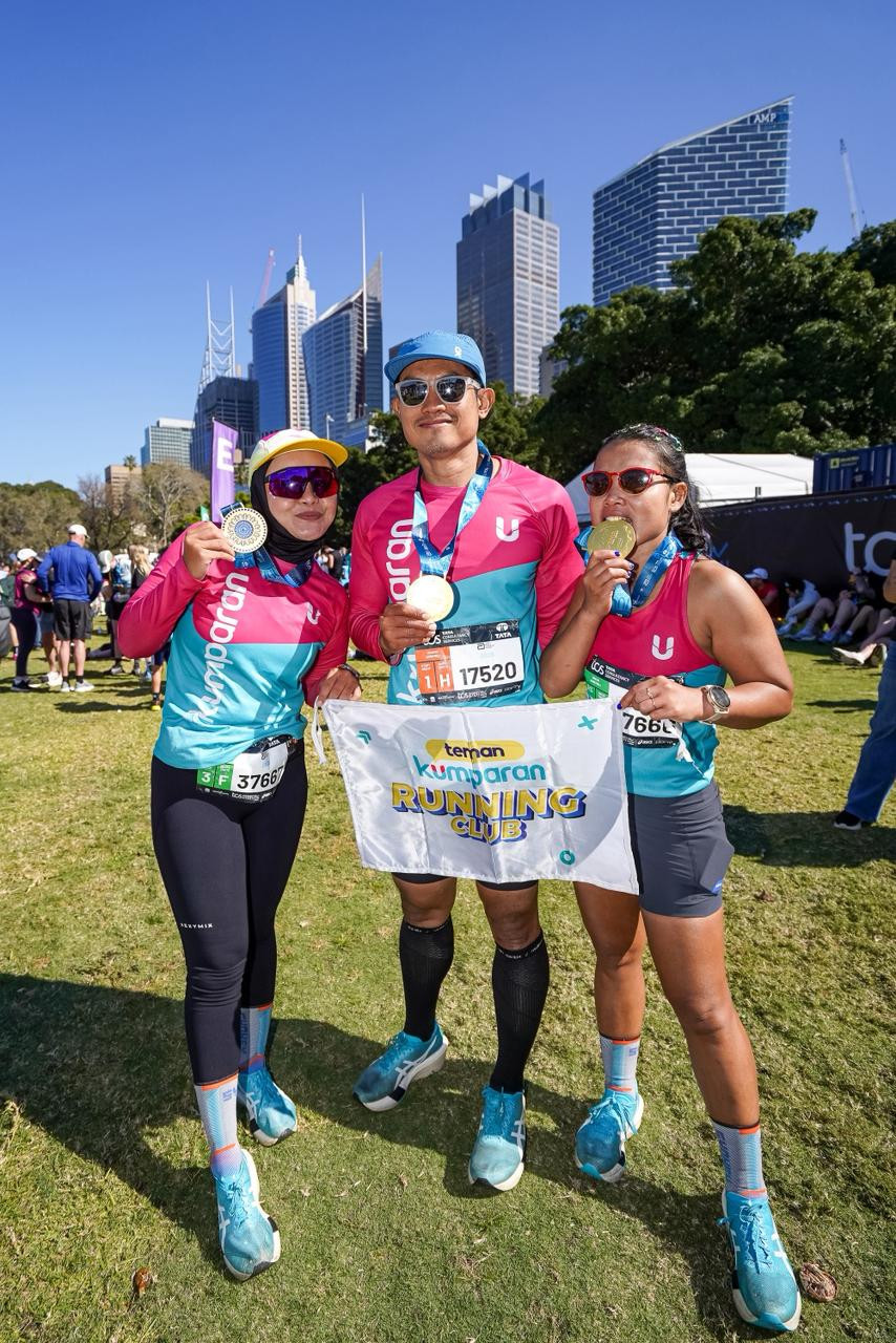 Kisah Kapten kumparan Running Club Taklukkan Sydney Marathon 2026