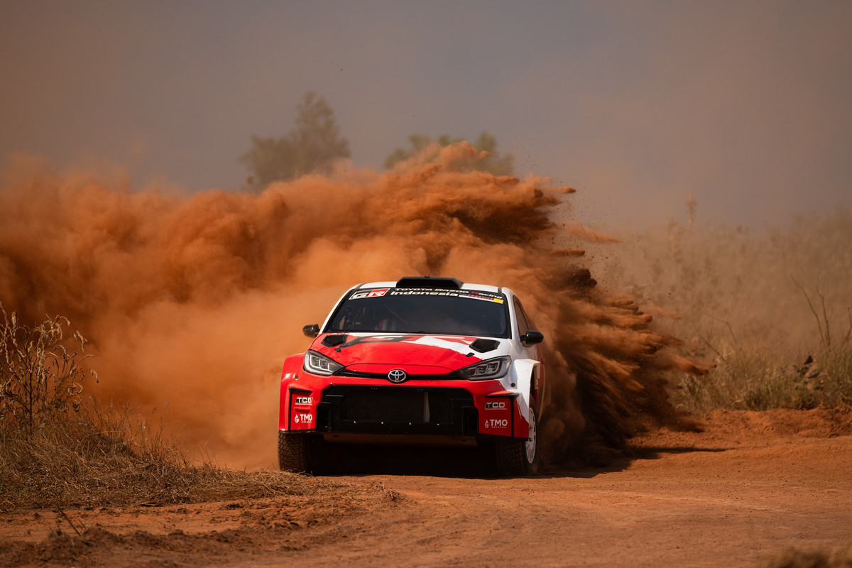 Toyota Gazoo Racing Indonesia Pertahankan laksanakan Juara Ajang Reli Nasional