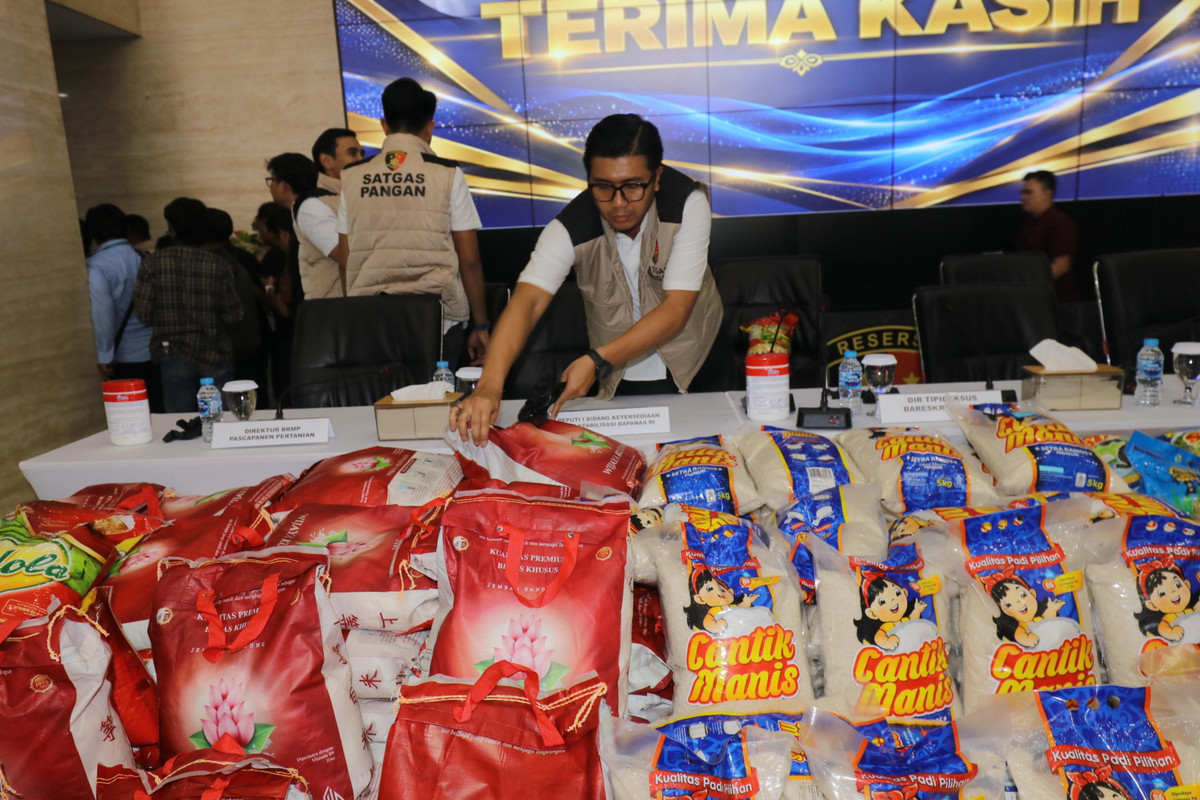Bareskrim Polri beberkan Dugaan Pemalsuan Beras Fortifikasi