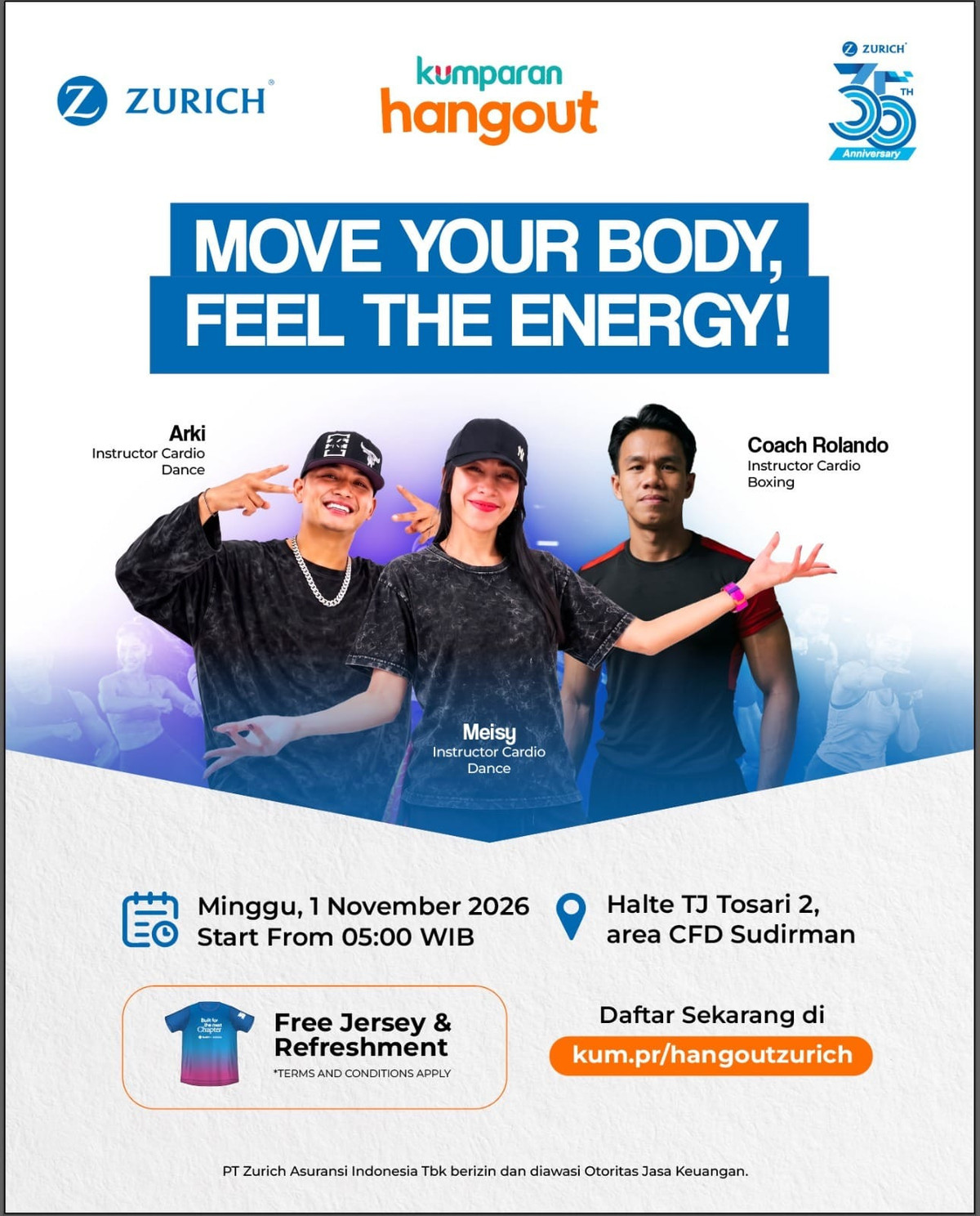 Keseruan Warga Berolahraga Bersama di kumparan Hangout