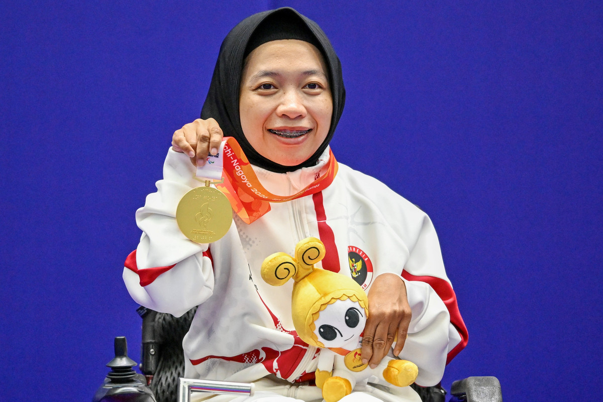 Tim Boccia Indonesia Borong Tiga Emas Asian Para Games 2026