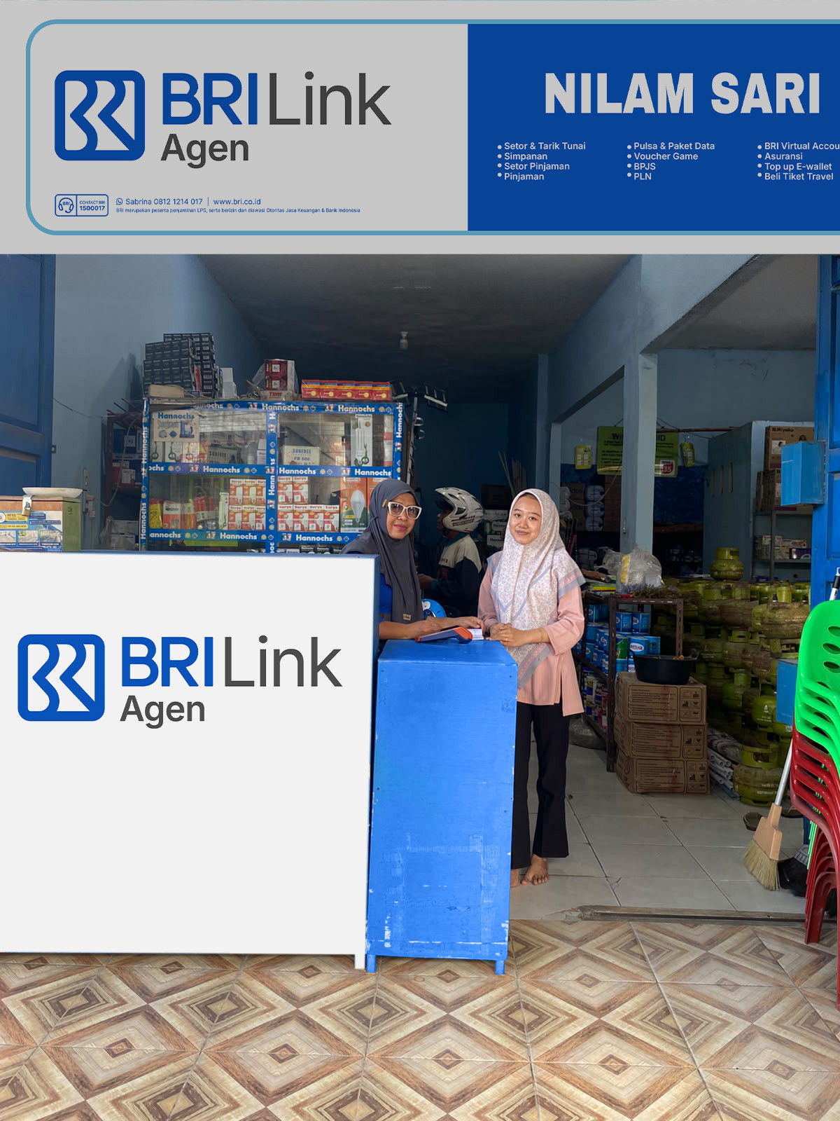 Dari Gerai Kecil, Agen BRILink Nilam Sari Kuasai Medan