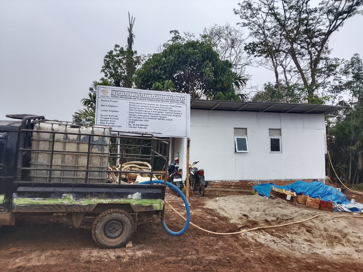 Satgas PRR pacu Percepatan Pembangunan 187 Huntap di Desa Tandihat Tapsel