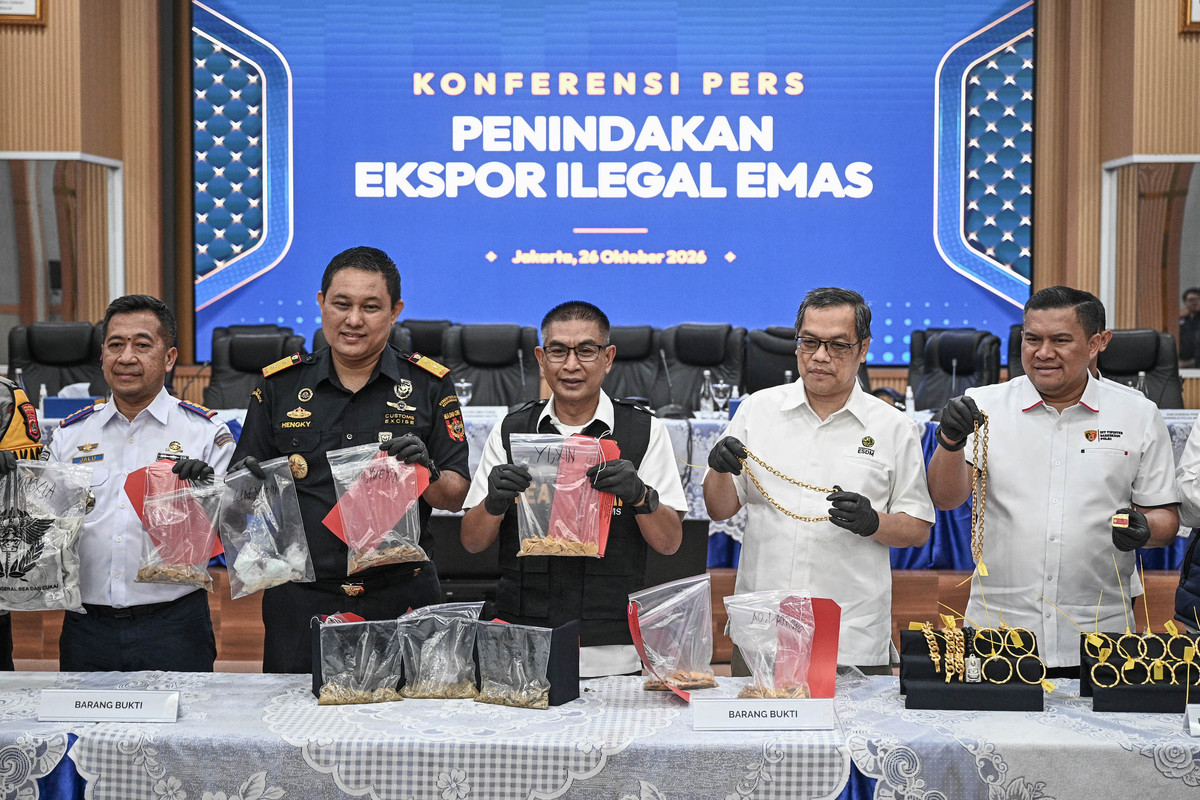 Modus Telan Kapsul, Bea Cukai Gagalkan Penyelundupan 25 Kg Emas