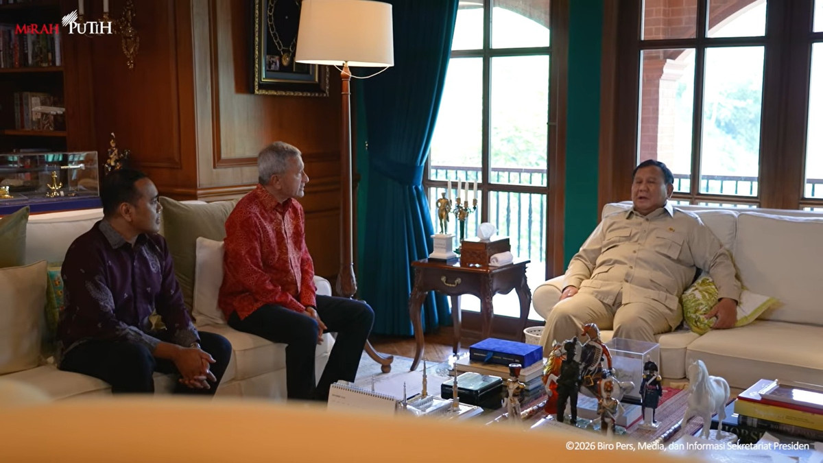 Prabowo Bongkar Hubungan Strategis dengan Menlu Singapura di Hambalang