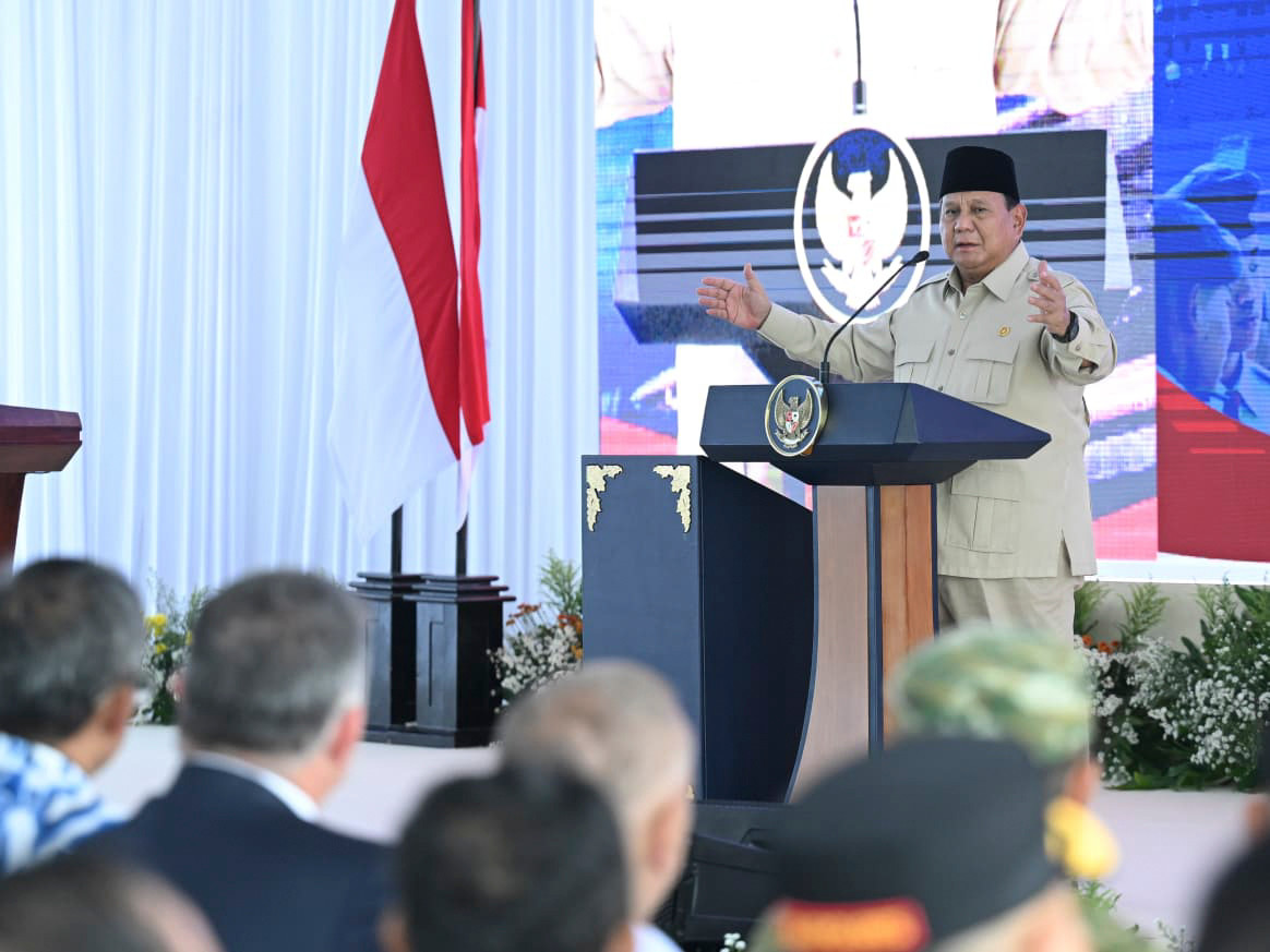 Resmikan SMA Taruna Nusantara Cimahi, Prabowo Singgung Patriotisme