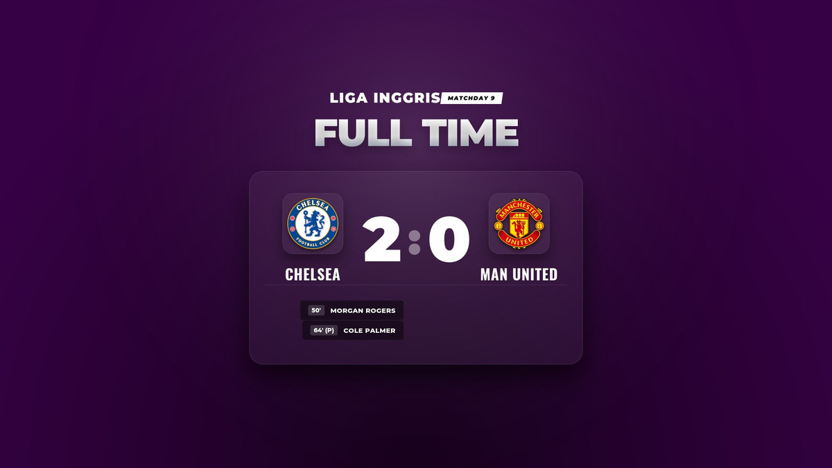 Chelsea Bungkam Man United 2-0 di Liga Inggris