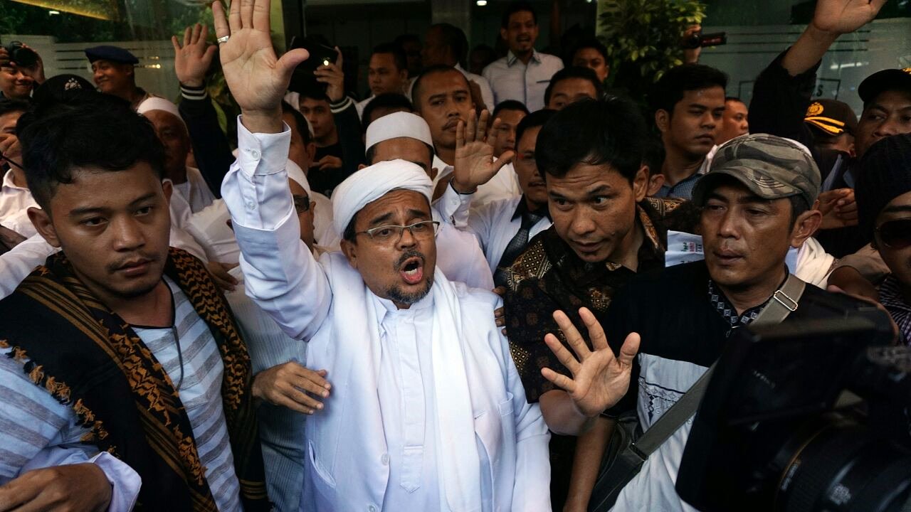 Habib Rizieq Diperiksa di Polda Metro Jaya