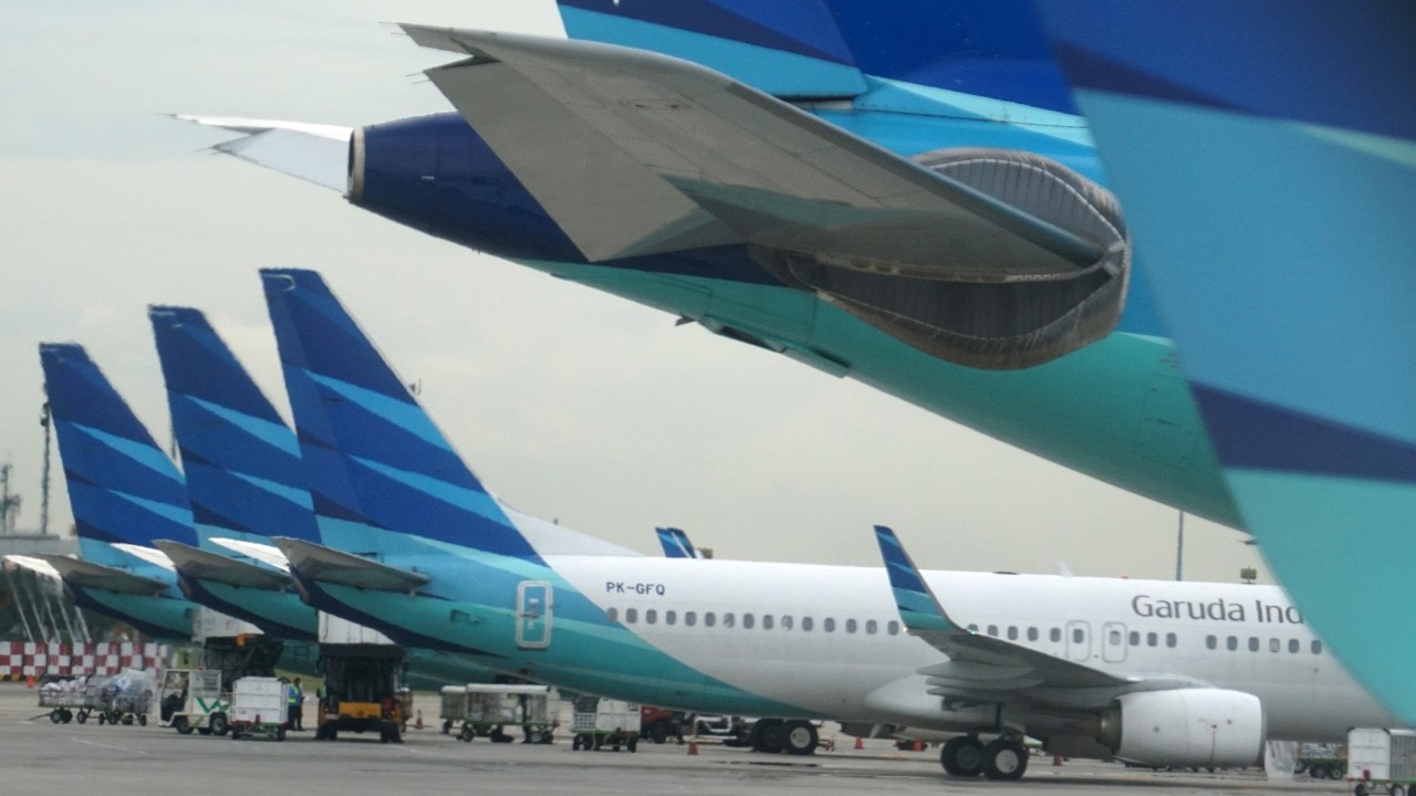 Garuda Indonesia di Bandara Soekarno Hatta