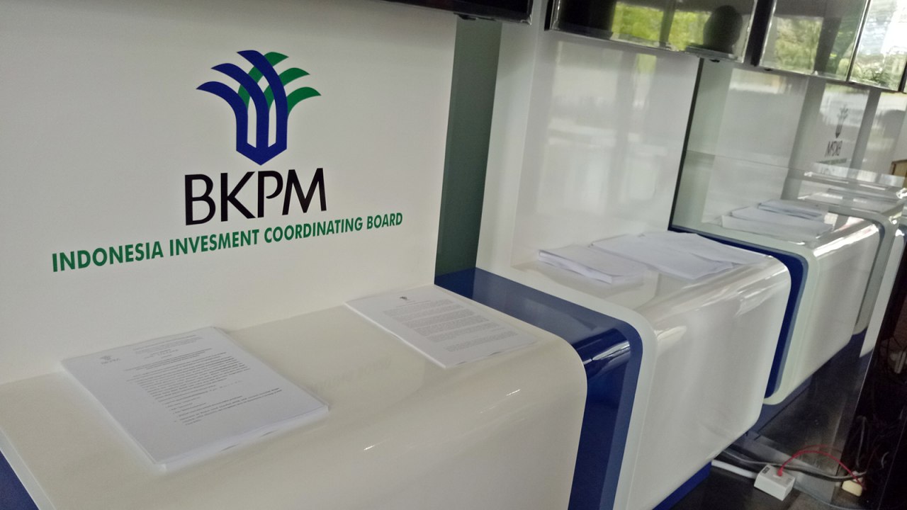 Suasana di PTSP-BKPM di Kantor BKPM