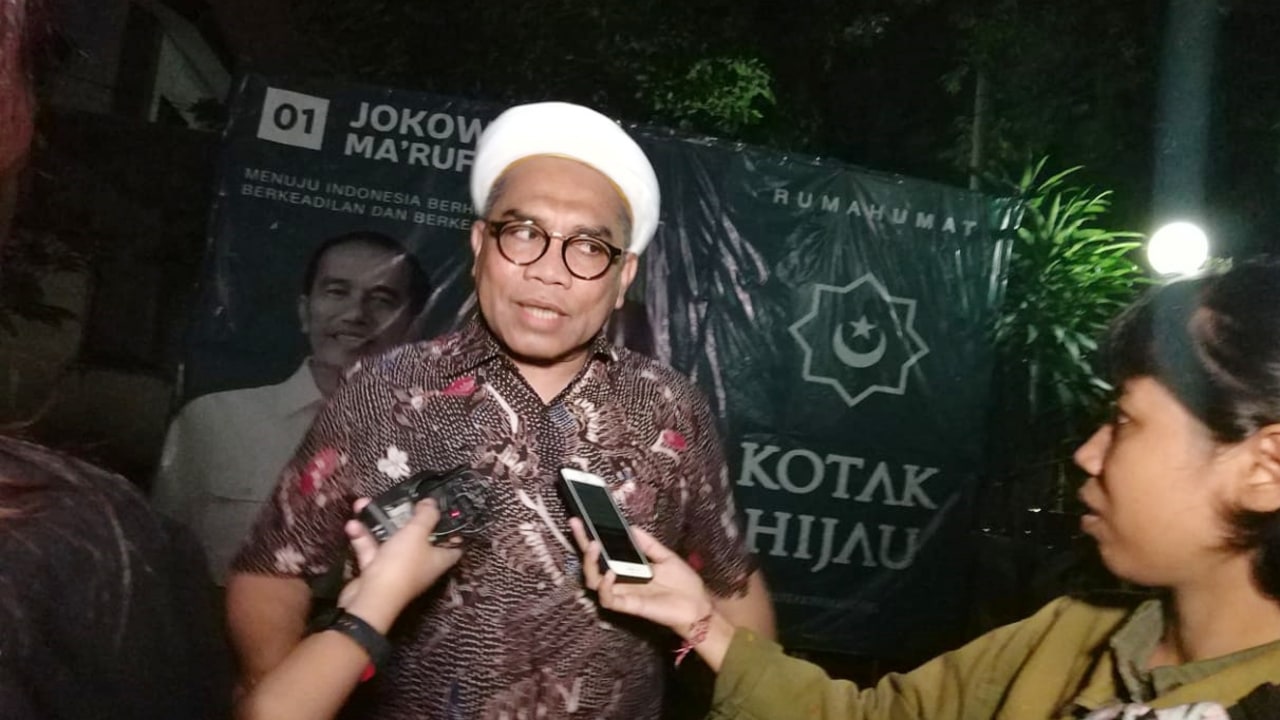 Ali Mochtar Ngabalin usai diskusi Islam Politik di Indonesia