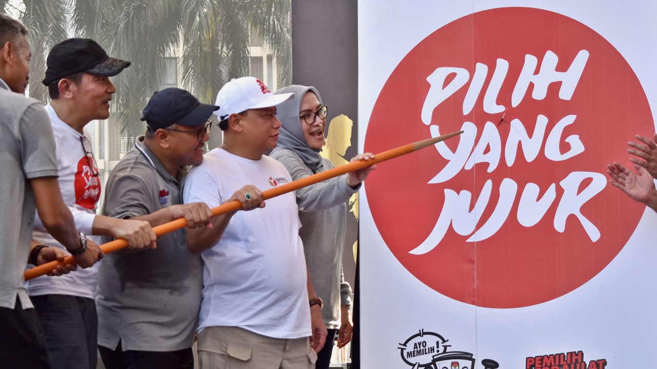 Ketua KPU, Arief Budiman, Simulasi Pencoblosan 2019, Pemilu Run 2019