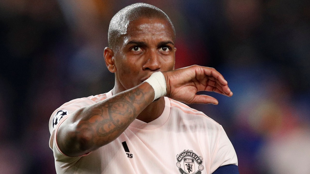 Pemain Manchester United, Ashley Young.