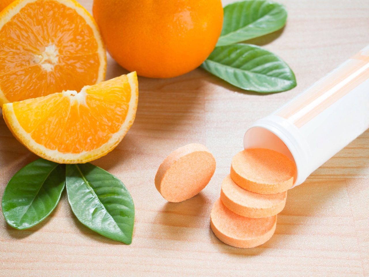 Ilustrasi vitamin C tambahan