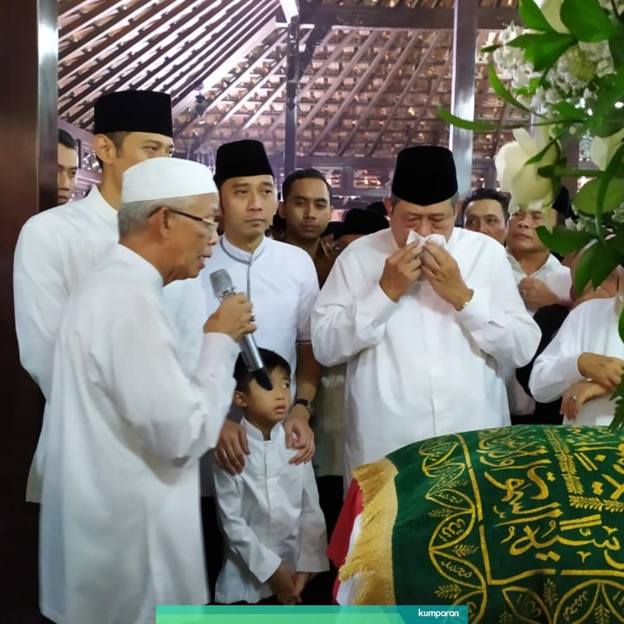 Pemakaman Almarhumah Ani Yudhoyono.