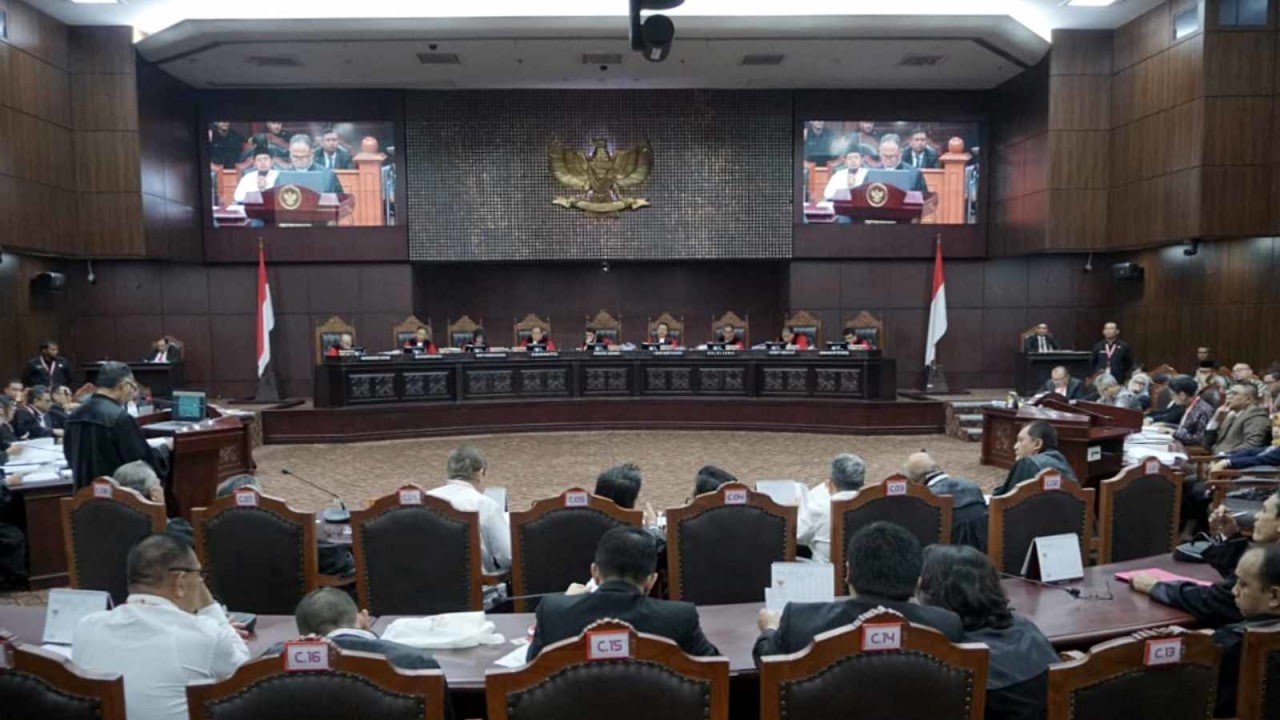 Mahkamah Konstitusi, Suasana Sidang Perdana PHPU Pilpres 2019