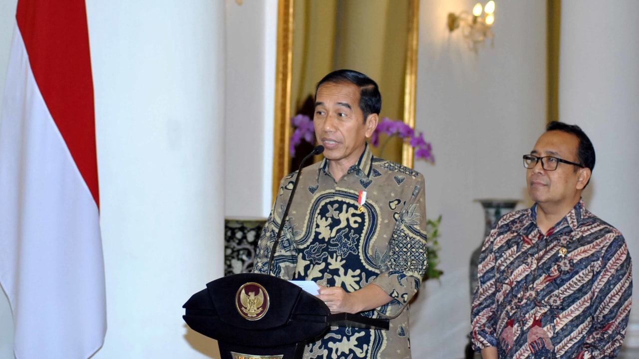 Jokowi di Istana Bogor