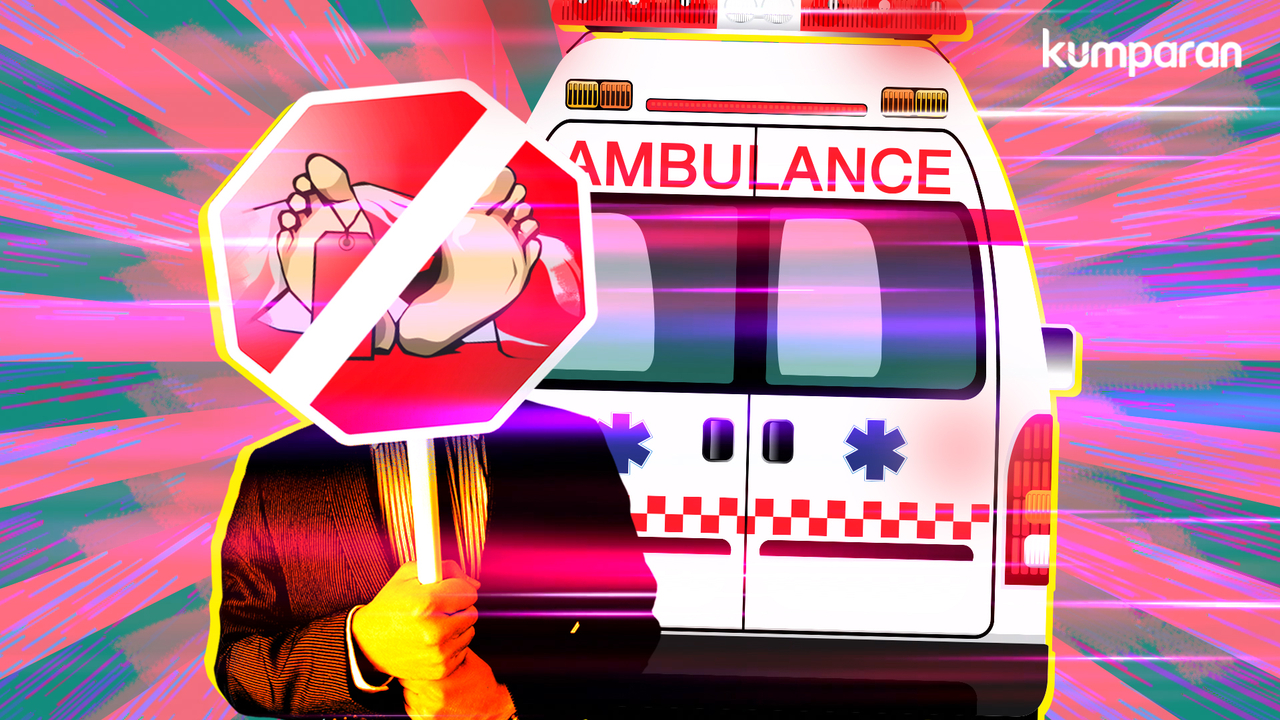 Cover Podcast "Ambulans Puskesmas Tolak Antar Jenazah"