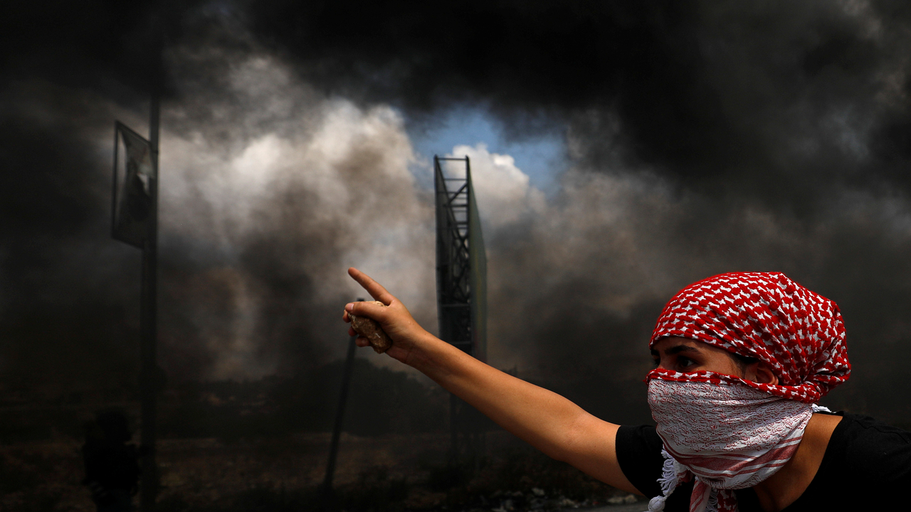 Unjuk rasa Palestina di perbatasan Gaza-Israel