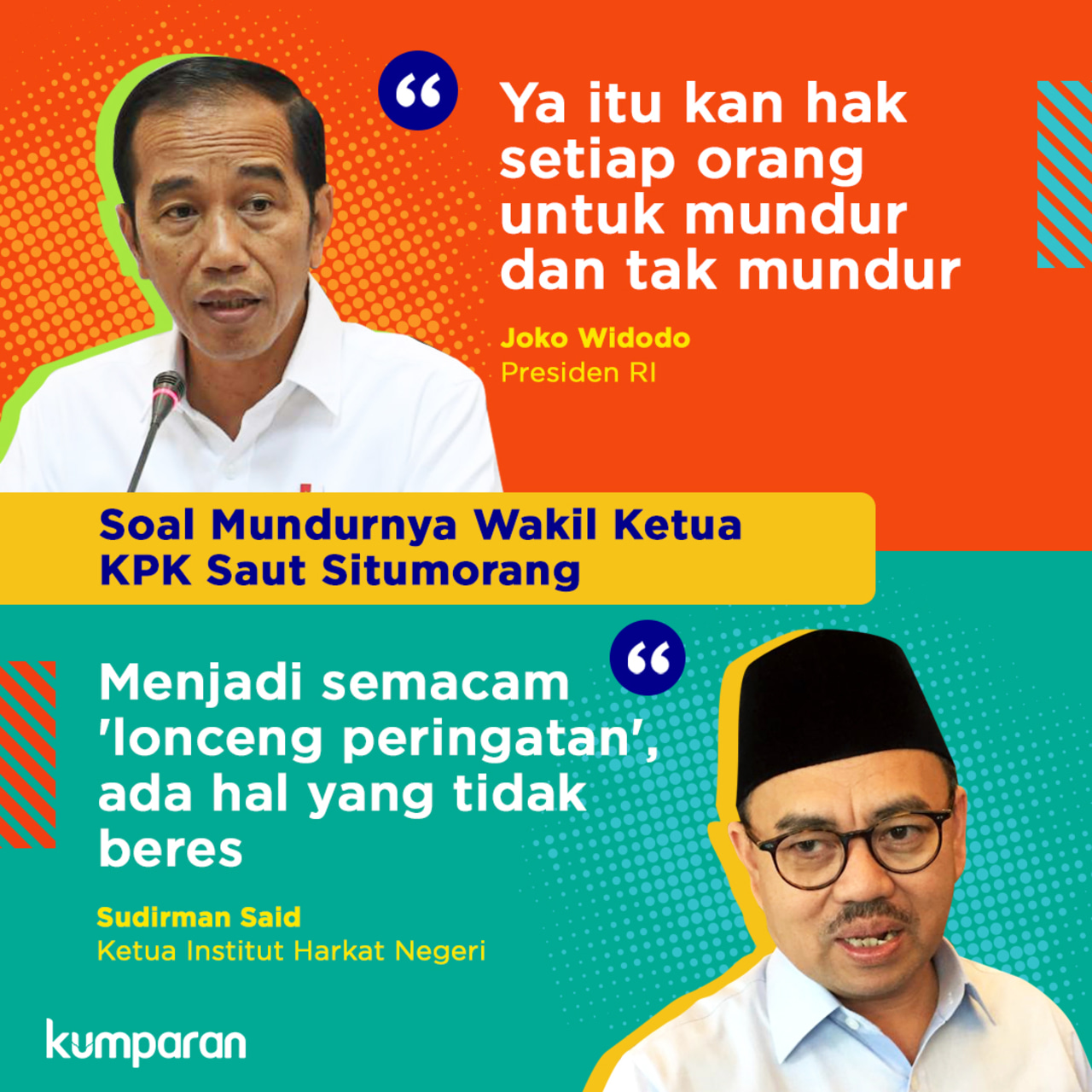Konten Krispi, Jokowi dan Sudirman Said.