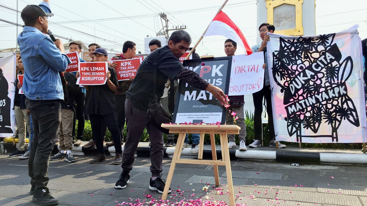 Turun ke Jalan, JAK Yogyakarta Tolak Revisi UU KPK