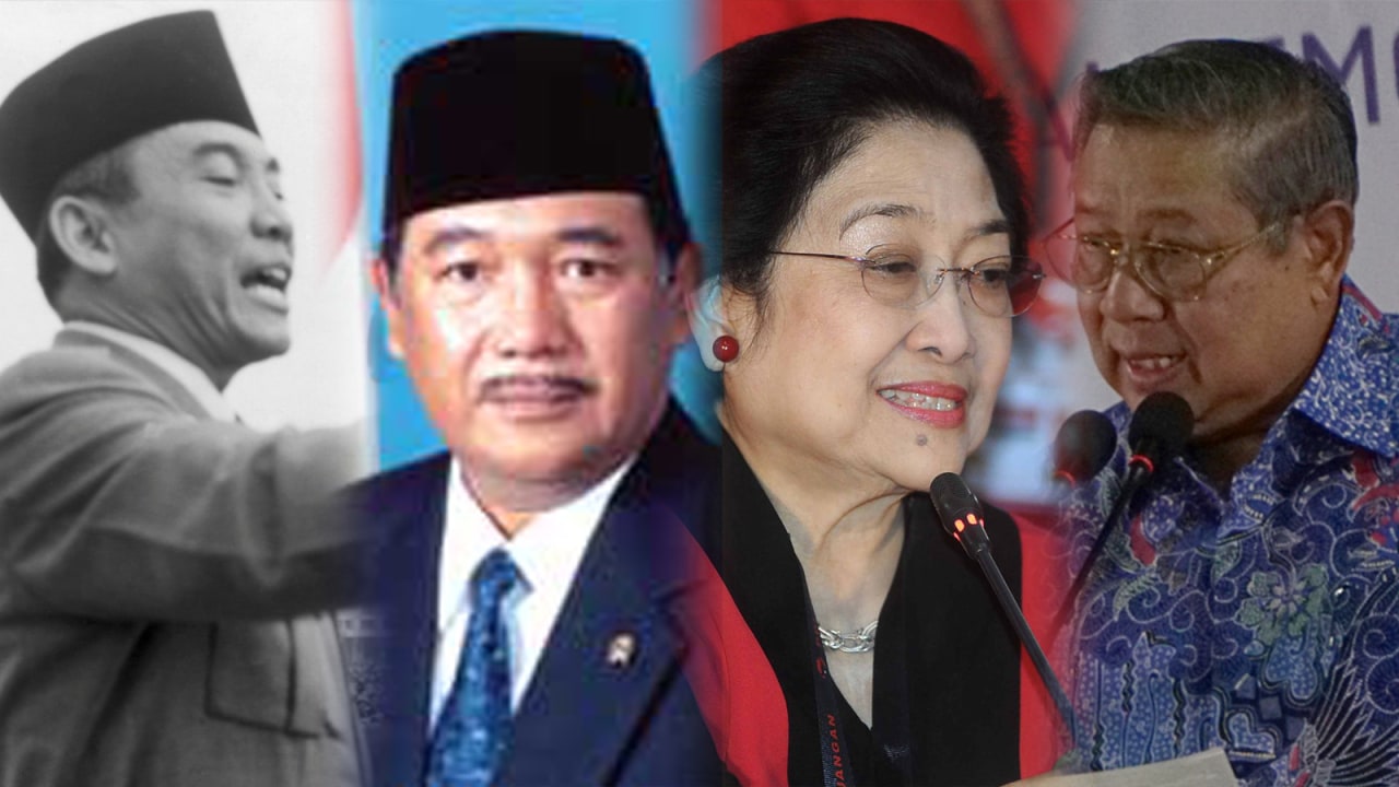 Sukarno, Matori Abdul Jalil, Megawati, Susilo Bambang Yudhoyono