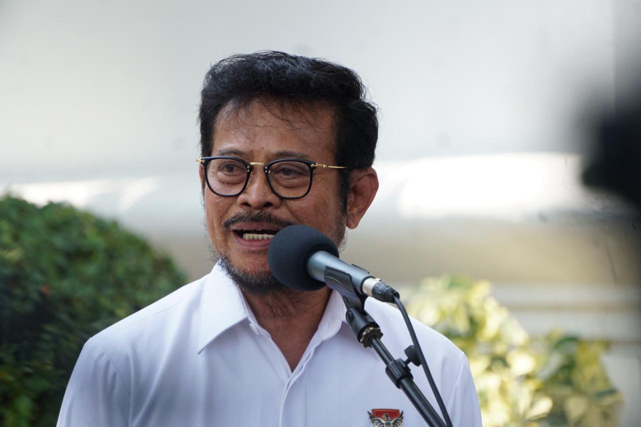 Syahrul Yasin Limpo tiba di Kompleks Istana Kepresidenan