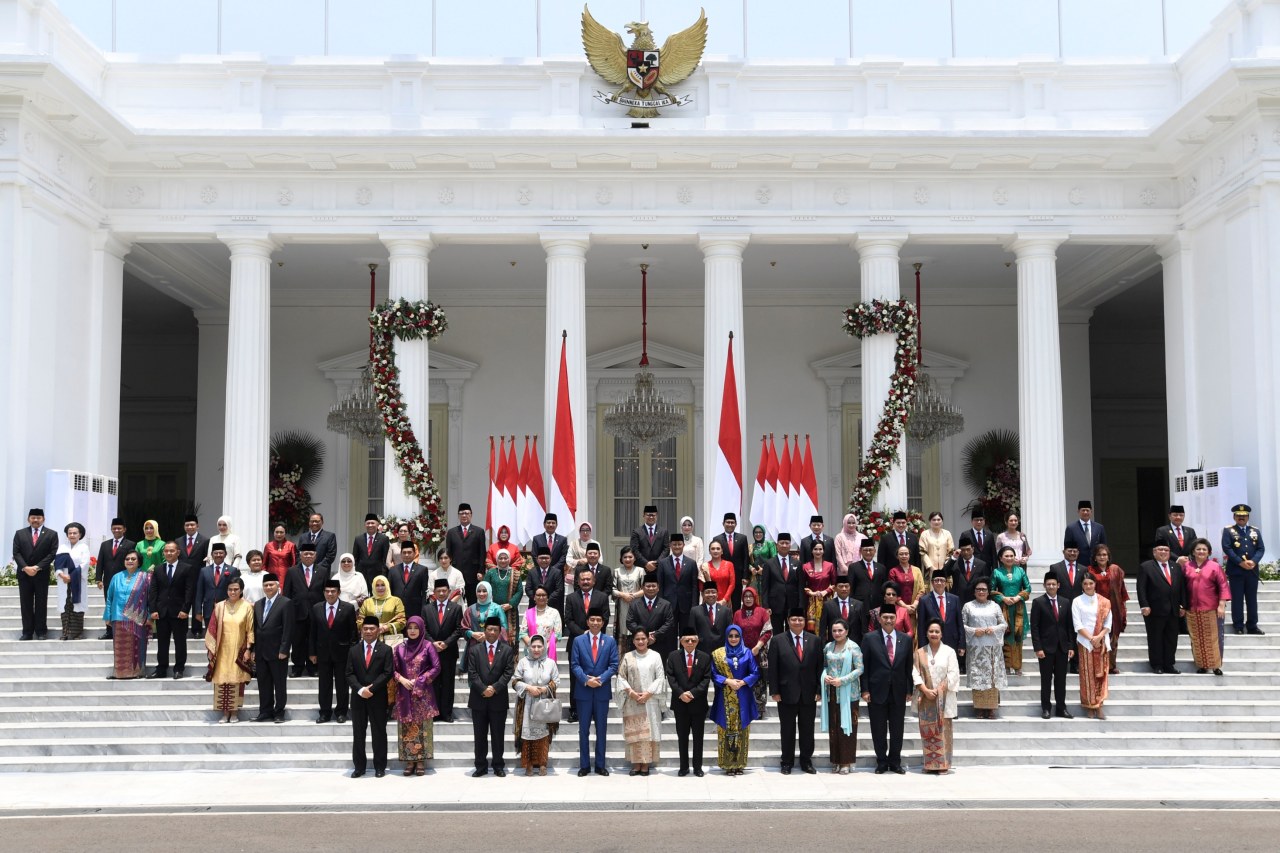 Menteri Kabinet Indonesia Maju, Foto Bersama
