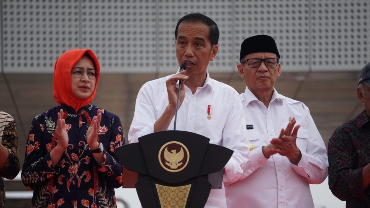 Peresmian Tol Jorr 2 Kunciran-Serpong, Joko Widodo