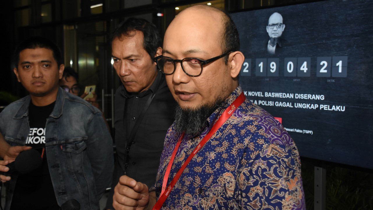 Layar penghitung waktu, Novel Baswedan