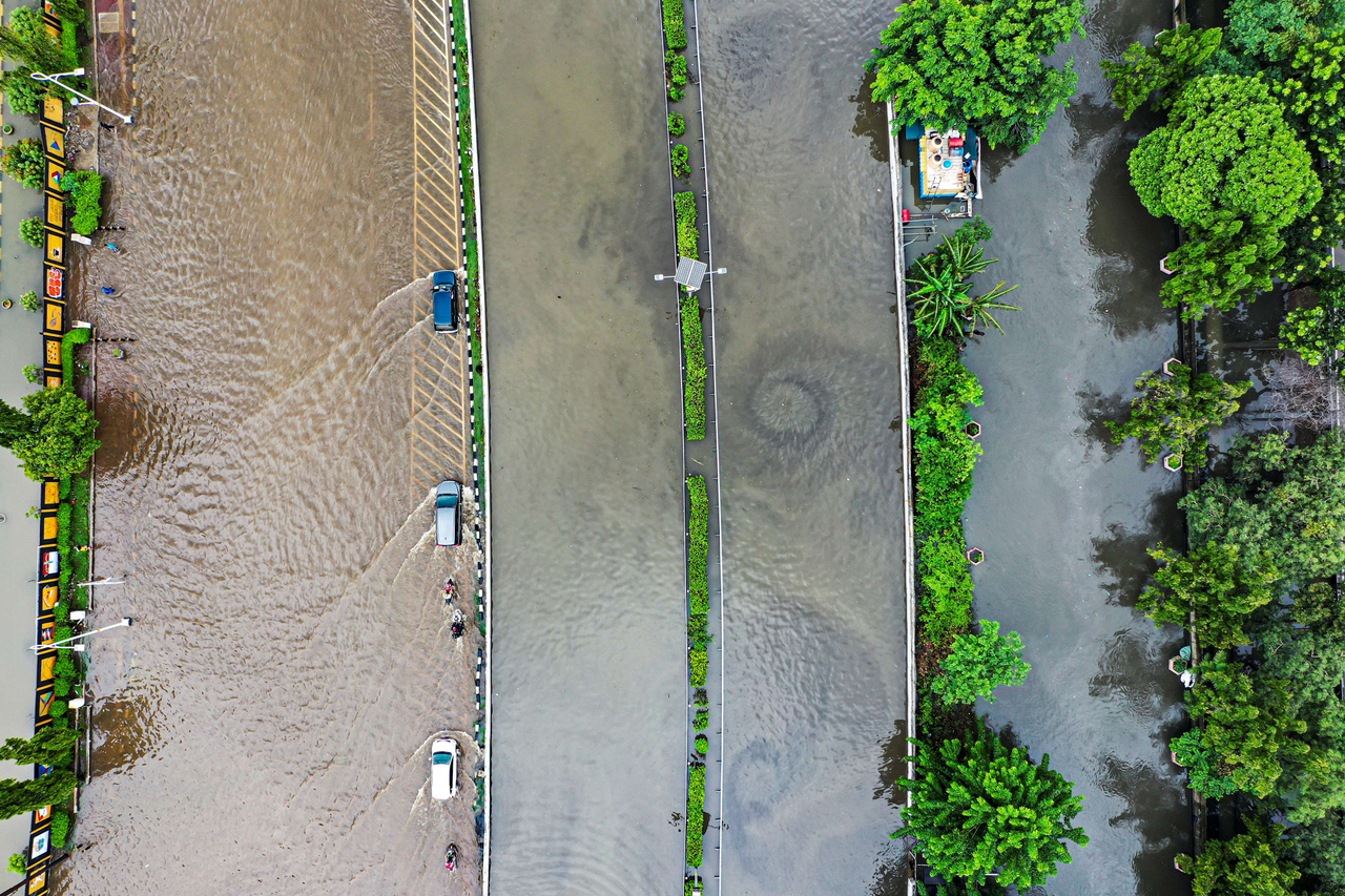 Banjir Jakarta, Jalan S Parman