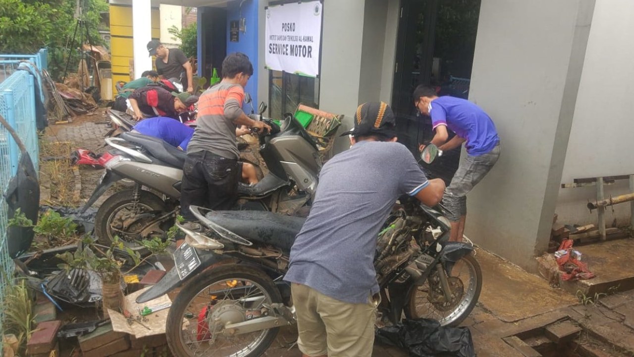 Posko servis motor gratis, Ciledug 