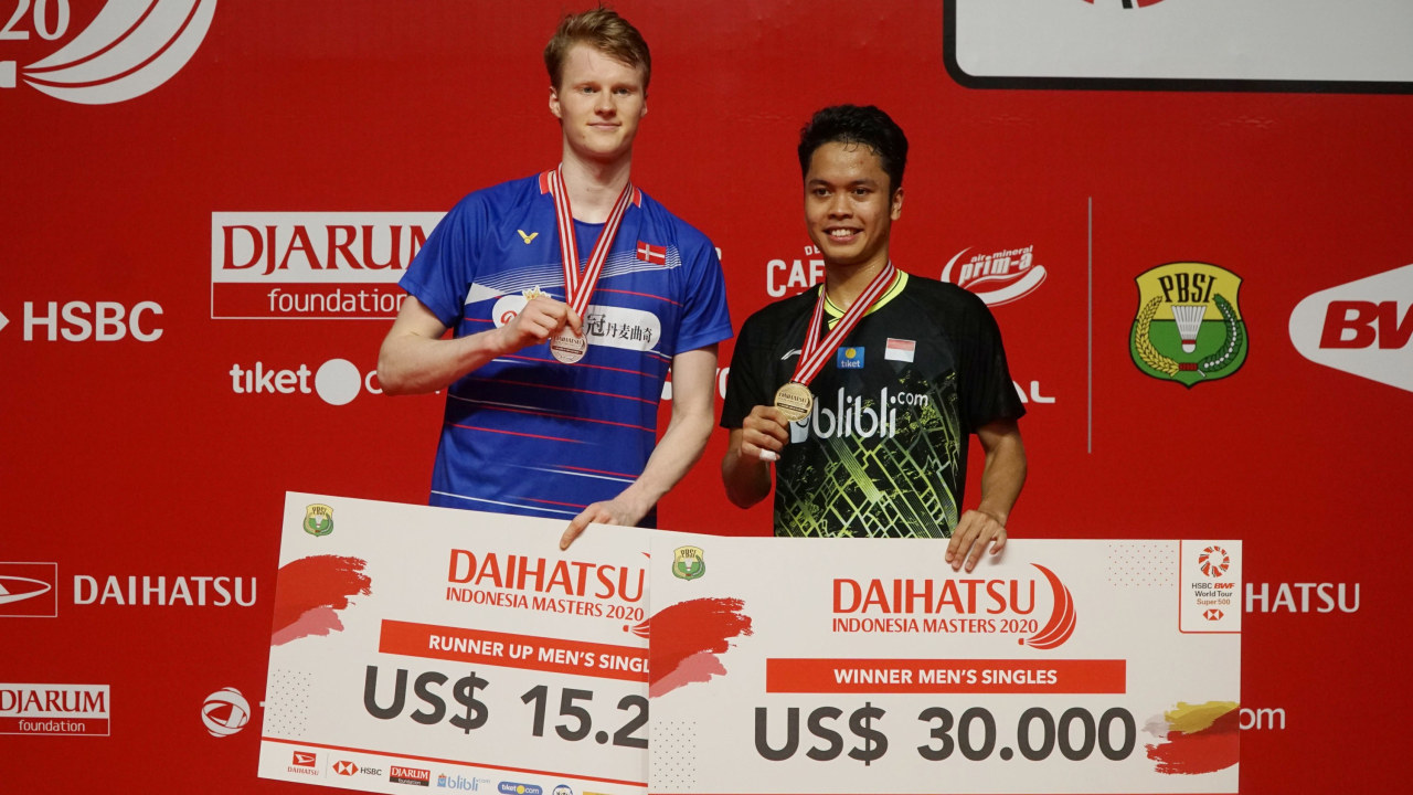 Indonesia Masters 2020, Anthony Ginting